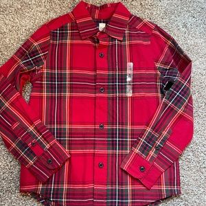 Boys Plaid Button Up